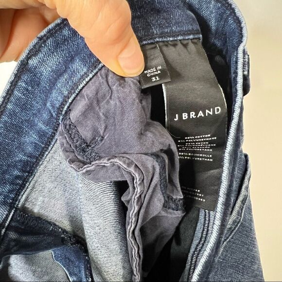 J Brand Crop Tuxedo Blue Jeans - Picture 9 of 10